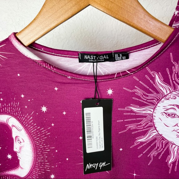 🛎️ 5/$20 NWT Nasty Gal Night and Day Sky Pajama Short Set - Picture 5 of 12